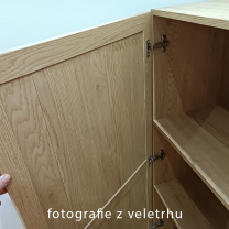 SAORI | TV stolek RTV | 158,9 cm | dub cremona