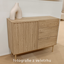 SAORI | vitrína W2D | 106 cm | dub cremona