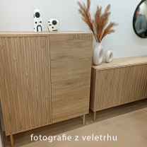 SAORI | vitrína W2D | 106 cm | dub cremona