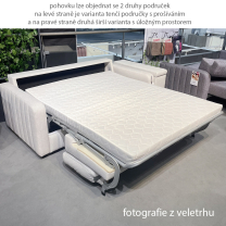 Pohovka GRACE | 197 cm | KAŽDODENNÍ SPANÍ | + úložný prostor | VÝBĚR TKANIN