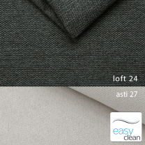 Sedací souprava COOL | 281x191 cm | rozkládací + úložný pr. | PRAVÁ | světle šedá grafitová 24/27