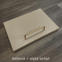 INDYGO b | noční stolek SN | 41,6 cm | dub wotan/béžová