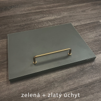 INDYGO z | psací stůl B2S | 138 cm | dub wotan/zelená