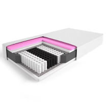Matrace RUBY | 200x120 | výška 20 cm | 7 zón | tvrdost H3 | taštičkové pružiny + termoelastická