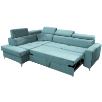 Sedací souprava GLOSS | 200x268 cm | rozkládací + úložný prostor | VÝBĚR TKANIN