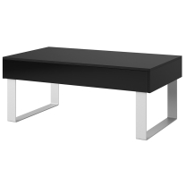 Obývací stěna CALABRINI c | 300 cm | 5 dílů F | černá lesk