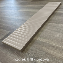 UNO | vitrína W2D | 102,7 cm | béžová | lamino o síle 18 mm