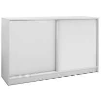 Komoda MINI | 150 cm | bílá | posuvná dvířka