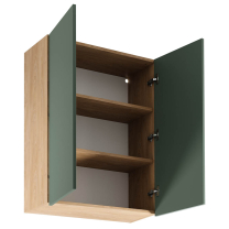 SORENTO pg | horní skříňka G80 policová | 80 cm | puccini/zelená