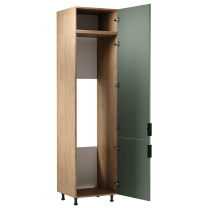 SORENTO pg | vysoká skříňka D60ZLN na vestavnou lednici | 60 cm | UNI | puccini/zelená