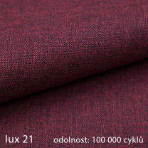 Taburet SOLVO | 53x53 cm  | s úložným prostorem | vínová 100 000 cyklů
