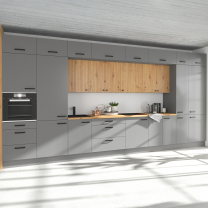 AVARANT sa | dolní skříňka 80D 2F BB | 80 cm | 3D povrch | šedá/artisan