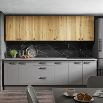 AVARANT sa | horní skříňka 80 G-72 2F | 80 cm | 3D povrch | šedá/artisan