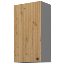 AVARANT sa | horní skříňka 50 G-90 1F | 50 cm | VYSOKÁ | 3D povrch | šedá/artisan