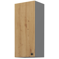 AVARANT sa | horní skříňka 40 G-90 1F | 40 cm | VYSOKÁ | 3D povrch | šedá/artisan