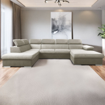 Sedací souprava COOL II | 220x343x191 cm | rozkládací + 2x úložný prostor | PRAVÁ | béžová 02/03