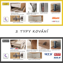CREATIVA wh | dolní skříňka CRE-1D se zásuvkou a policí | 30 cm | VÝBĚR KORPUSU a KOVÁNÍ | bílá lesk