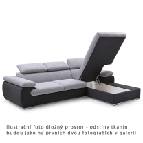 Sedací souprava COOL | 281x191 cm | rozkládací + úložný pr. | PRAVÁ | LETTO 97