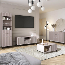 STYLES k | komoda LS-1 | 165 cm | 3D povrch | kašmír