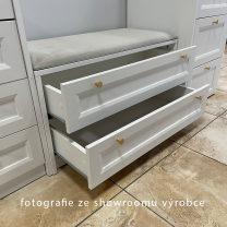 Psací stůl/toaletka REL B1 | 90 cm | bílá | lamino o síle 18 mm