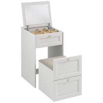 Toaletka REL TS | 50,2 cm | bílá | lamino o síle 18 mm + ozdobné MDF lišty 18 mm