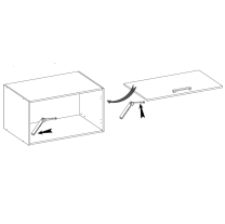 FAVORIT s | horní skříňka FL-35G výklopná | 50 cm | šedá lesk | VÝBĚR KORPUSU a KOVÁNÍ