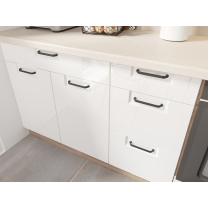 FAVORIT w | horní skříňka FW-44G rohová | 70x40 cm | bílá lesk | VÝBĚR KORPUSU
