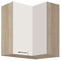 FAVORIT w | horní skříňka FW-54G rohová | 60x60 cm | bílá lesk | VÝBĚR KORPUSU