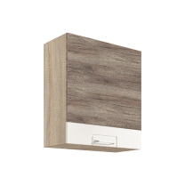 ECONO wh | horní skříňka ECO-34G policová | 60 cm | san remo/bílá lesk | VÝBĚR KORPUSU