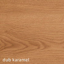 FONTI | dvoulůžko F-12/140 + rošt v ceně | 140x200 cm | dub karamel