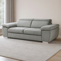 Pohovka ROSSO sofa 2S | 185 cm | šedá EASY CLEAN | S ÚLOŽNÝM PROSTOREM