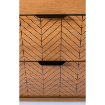 FONTI | konferenční stolek F-8 | 120x60x45,5 cm | dub karamel | lamino 32 mm