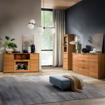 FONTI | konferenční stolek F-8 | 120x60x45,5 cm | dub karamel | lamino 32 mm