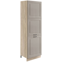 SMART s | kuchyňská linka 210x310 cm + 140 cm | VÝBĚR KORPUSU A KOVÁNÍ | šedá mat