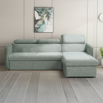 Malá sedací souprava SLIM | 235x179 cm | PRAVÁ | rozkládací + úložný prostor | VÝBĚR TKANIN