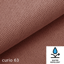 Malá sedací souprava SLIM | 235x179 cm | PRAVÁ | 63 tmavě starorůžová | rozkládací + úložný prostor