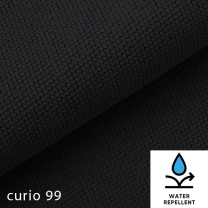 Malá sedací souprava SLIM | 235x179 cm | PRAVÁ | 99 černá | rozkládací + úložný prostor