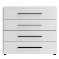 MAXIONE b | komoda K4SZ MX-03 | 90 cm | bílá mat