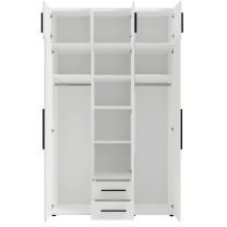 MAXIONE k | šatní skříň SZ3D2SZ + nástavec | se zrcadlem | 150 cm | kašmír