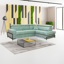 Sedací souprava OSLA | 270x212 cm | PRAVÁ | rozkládací + úložný prostor | VÝBĚR TKANIN