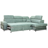 Sedací souprava OSLA | 270x212 cm | PRAVÁ | rozkládací + úložný prostor | VÝBĚR TKANIN
