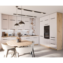 SOLEA k | dolní kuchyňská skříňka 80 ZL 2F dřezová | 80 cm | artisan/kašmír | VÝBĚR ÚCHYTŮ