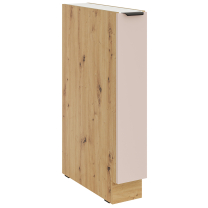 SOLEA k | dolní kuchyňská skříňka 15 D CARGO | 15 cm | artisan/kašmír | VÝBĚR ÚCHYTŮ