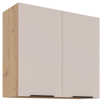 SOLEA k | horní kuchyňská skříňka 80 G-72 2F policová | 80 cm | artisan/kašmír | VÝBĚR ÚCHYTŮ