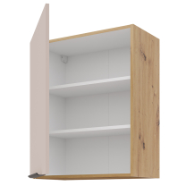 SOLEA k | horní kuchyňská skříňka 60 G-72 1F policová | 60 cm | UNI | artisan/kašmír | VÝBĚR ÚCHYTŮ