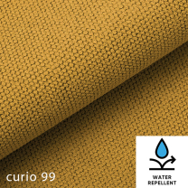 Sedací souprava GRECO MINI | 278x185 cm | PRAVÁ | 48 hořčicová žlutá WATER REPELLENT | rozkládací + úložný prostor