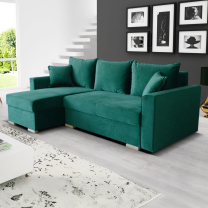 Sedací souprava APIS | 144x230 cm | LEVÁ | rozkládací + 2x úložný prostor | VÝBĚR TKANIN