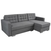 Sedací souprava ASTA | 225x144 cm | PRAVÁ | rozkládací + 2x úložný prostor | VÝBĚR TKANIN