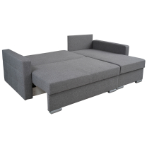 Sedací souprava ASTA | 225x144 cm | PRAVÁ | rozkládací + 2x úložný prostor | VÝBĚR TKANIN