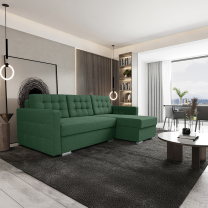 Sedací souprava ASTA | 225x144 cm | PRAVÁ | rozkládací + 2x úložný prostor | VÝBĚR TKANIN